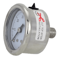 Reotemp Industrial Stainless Steel Gauge, Series PM 15/20